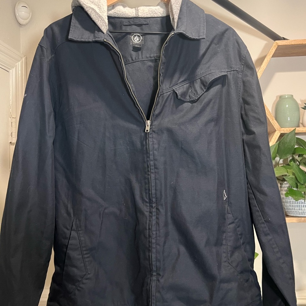 Volcom Dark Blue Men’s Hooded Jacket